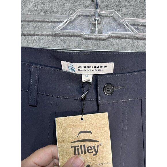 Tilley Wanderer Humboldt Pants Wanderer Collection Black Size 30 NWT - Picture 3 of 8